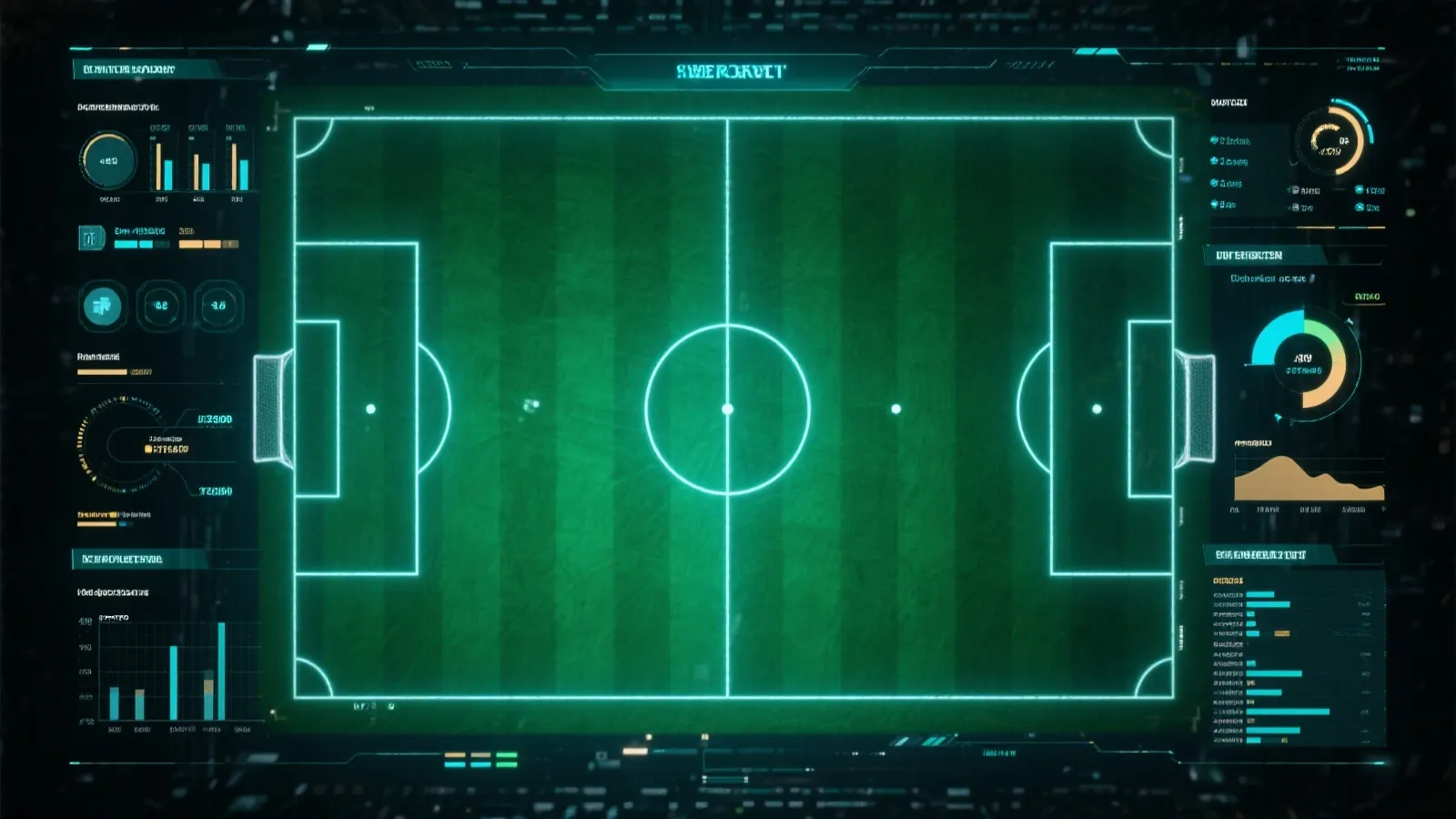 世界杯实时数据可视化背景