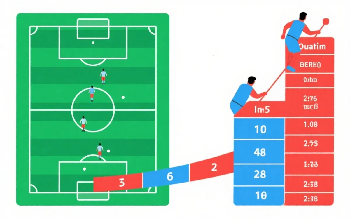南美预选赛积分榜长跑式对比示意